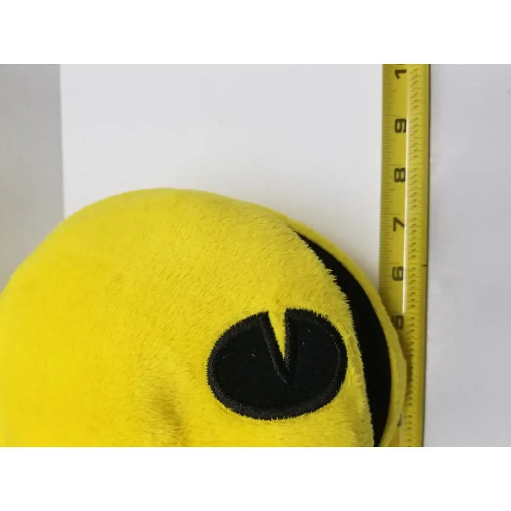 Classic Pac-Man Yellow Plush Toy 7 Inch Video Game Collectible Bandai Namco